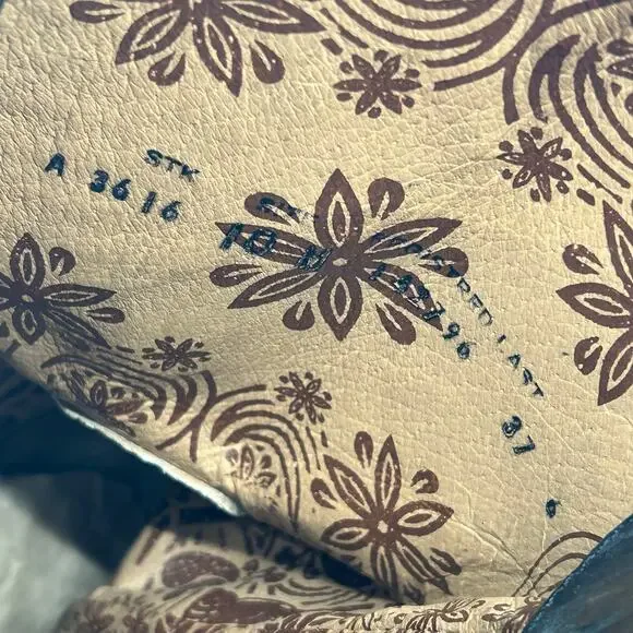 Women's Black Corral Eagle Overlay w/ Embroidery & Harness Biker Boots 10M A3616 - Picture 8 of 9